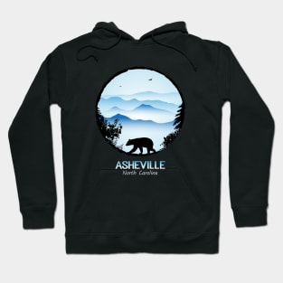 Asheville Blue Ridge Mountains - BLACK 01 Hoodie